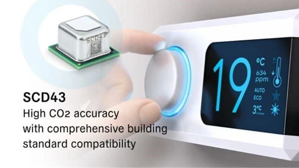 Sensirion launches SCD43 CO₂ sensor with stringent building standard compability